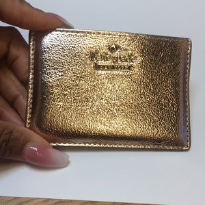 Late Spade Card Holder Rose Gold